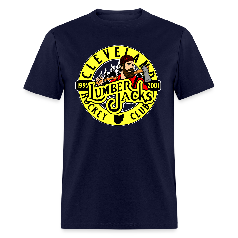 Cleveland Lumberjacks Circular T-Shirt - navy