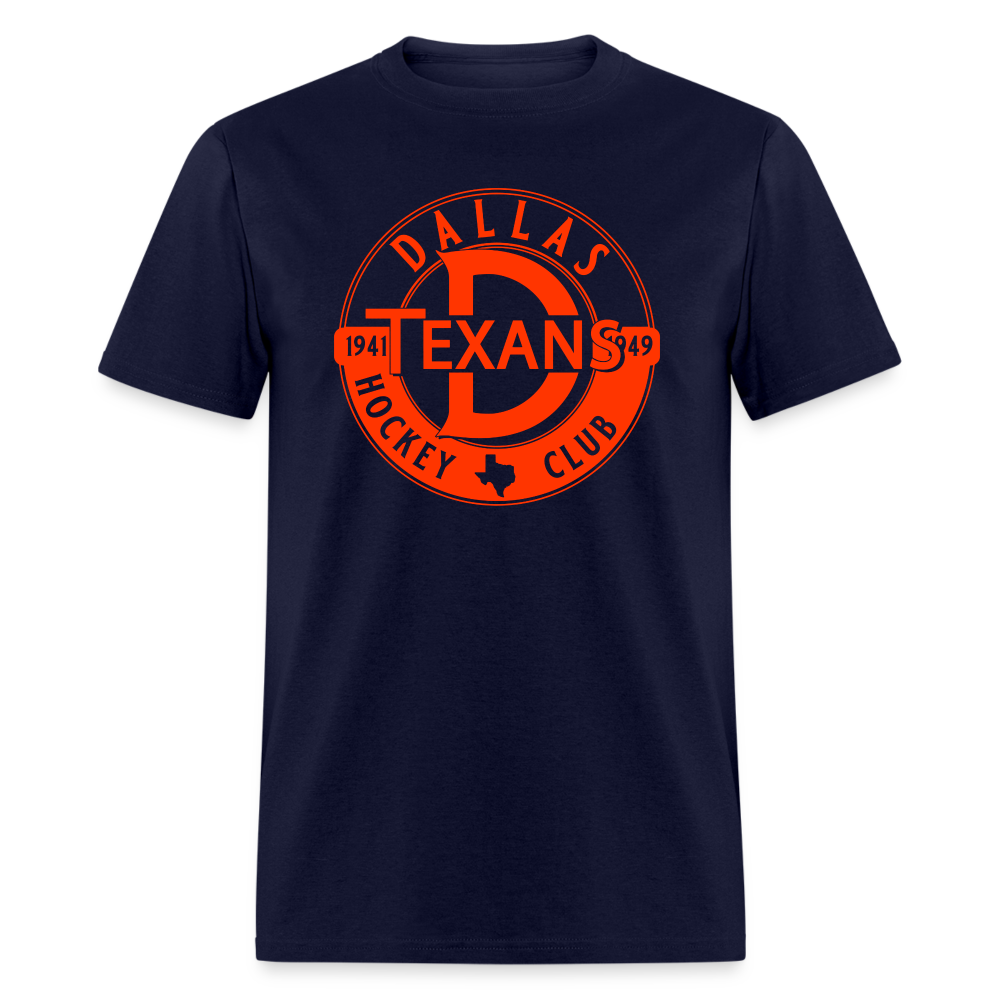 Dallas Texans Circular Dated T-Shirt - navy