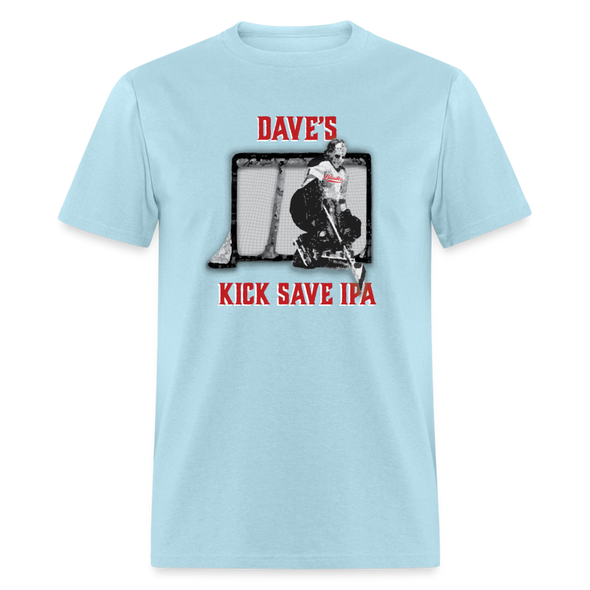 Dave's Kick Save IPA T-Shirt - powder blue