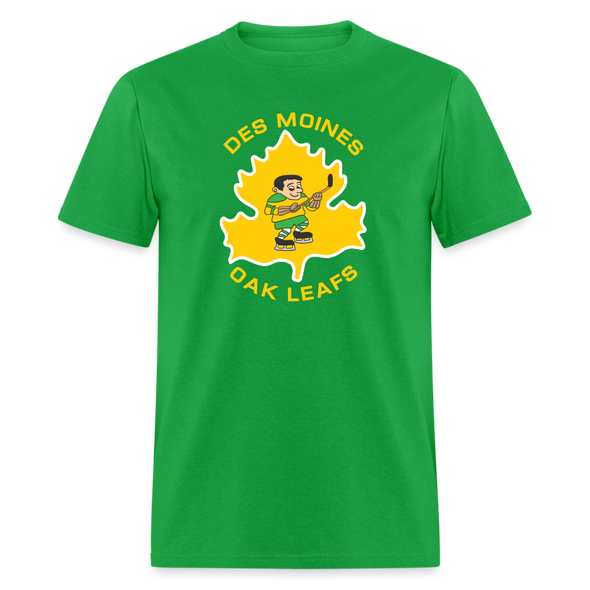 Des Moines Oak Leafs T-Shirt - bright green