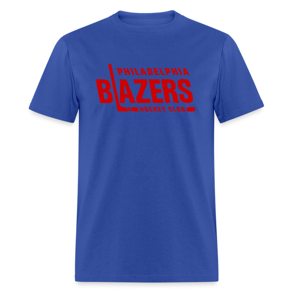 Philadelphia Blazers Text T-Shirt - royal blue