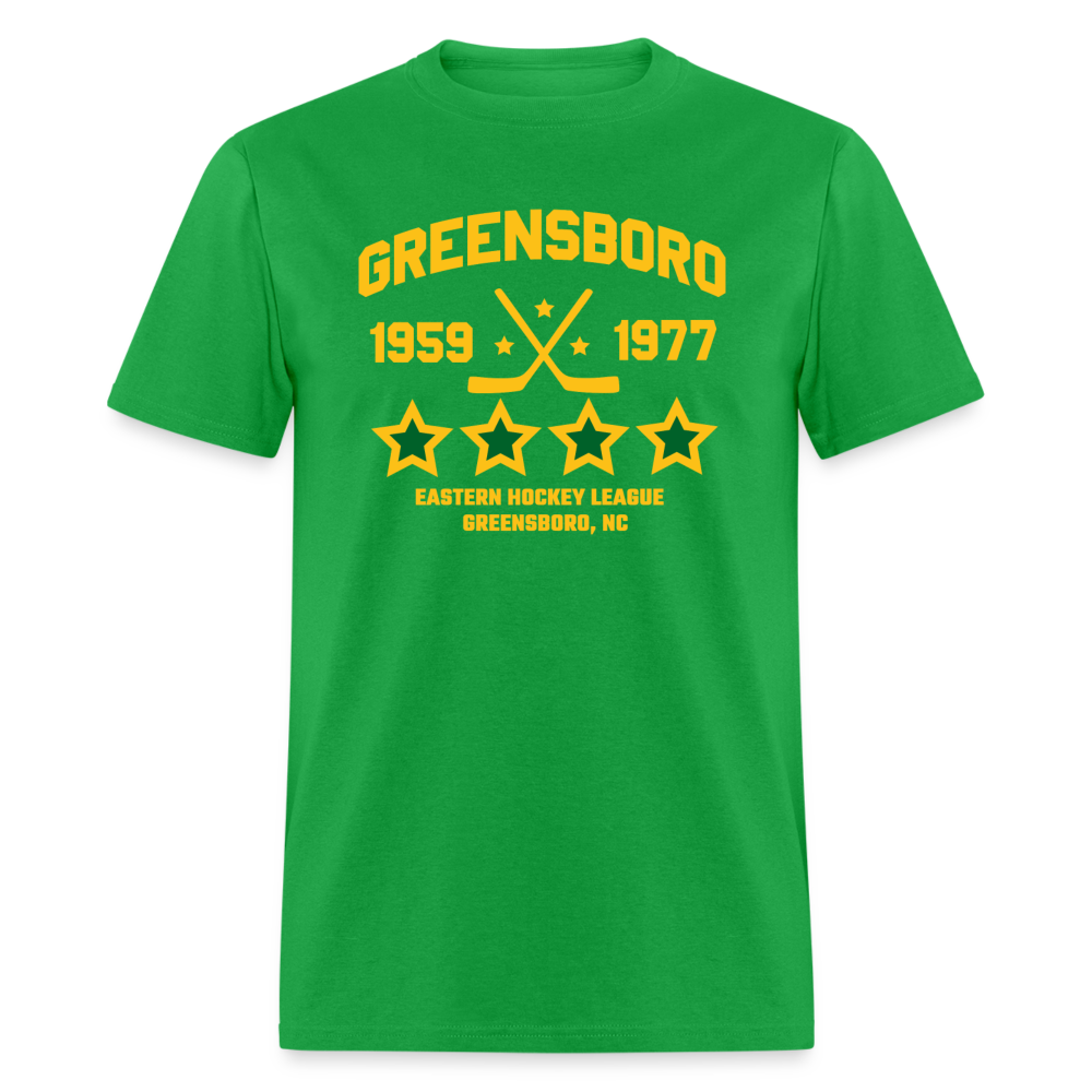 Greensboro Hockey Club Dated T-Shirt - bright green