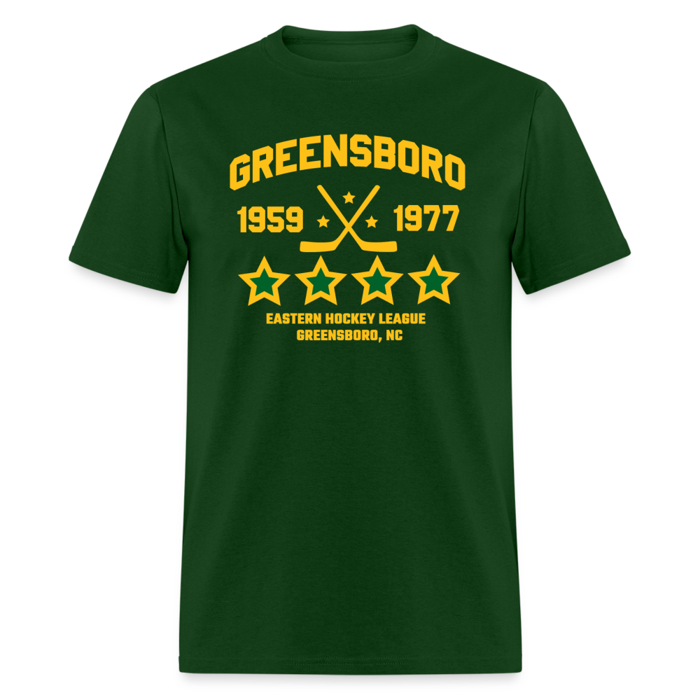 Greensboro Hockey Club Dated T-Shirt - forest green