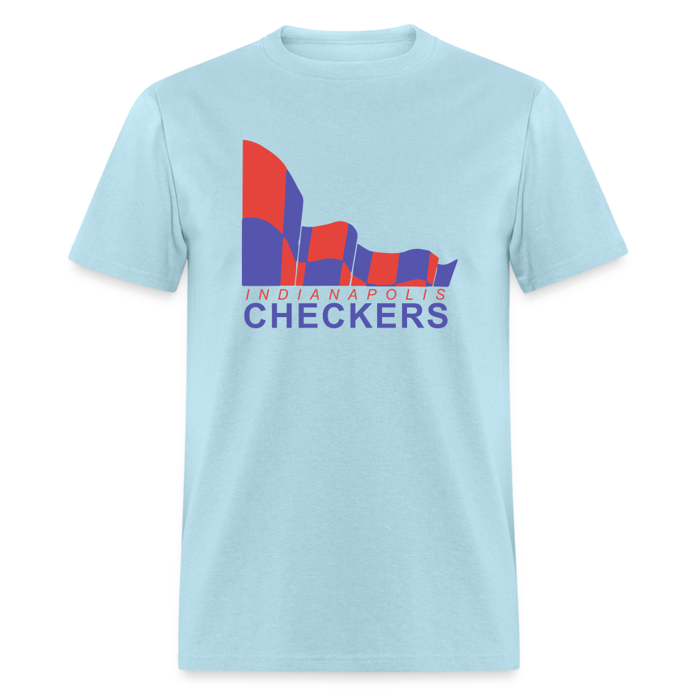 Indianapolis Checkers T-Shirt - powder blue