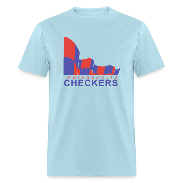 Indianapolis Checkers T-Shirt - powder blue