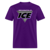 Indianapolis Ice Triangle T-Shirt - purple