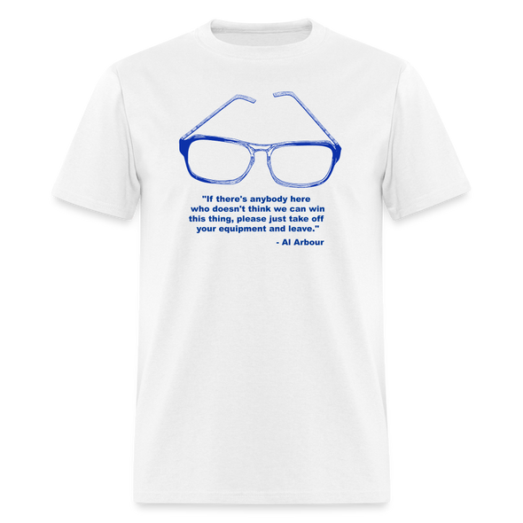 Lighthouse Hockey Glasses T-Shirt - white