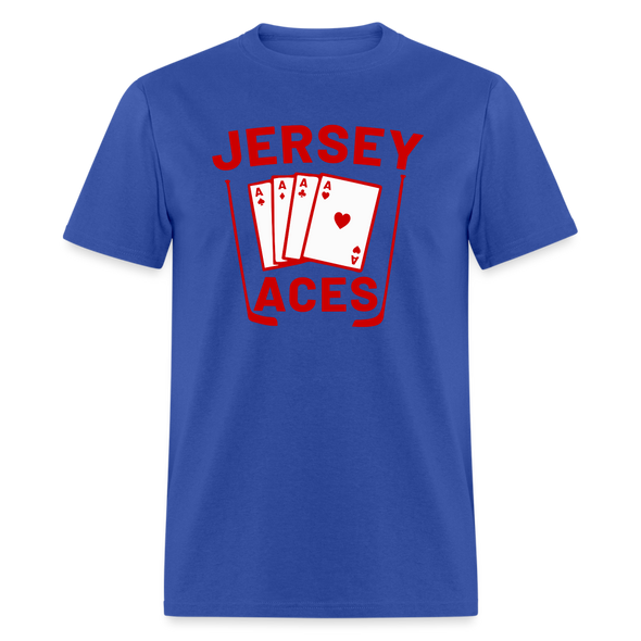Jersey Aces T-Shirt - royal blue