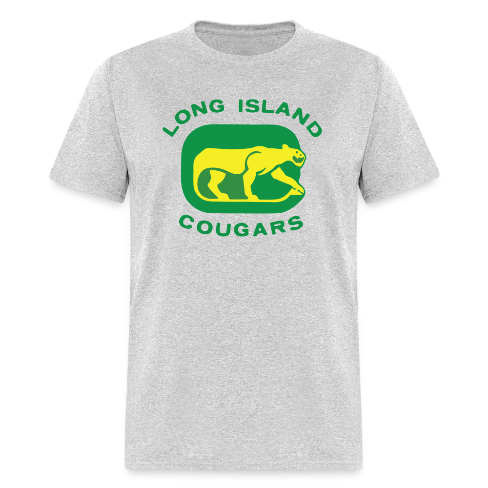 Long Island Cougars T-Shirt - heather gray