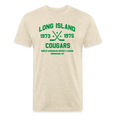 Long Island Cougars Dated T-Shirt (NAHL) (Premium) - heather cream