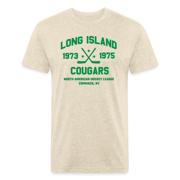 Long Island Cougars Dated T-Shirt (NAHL) (Premium) - heather cream