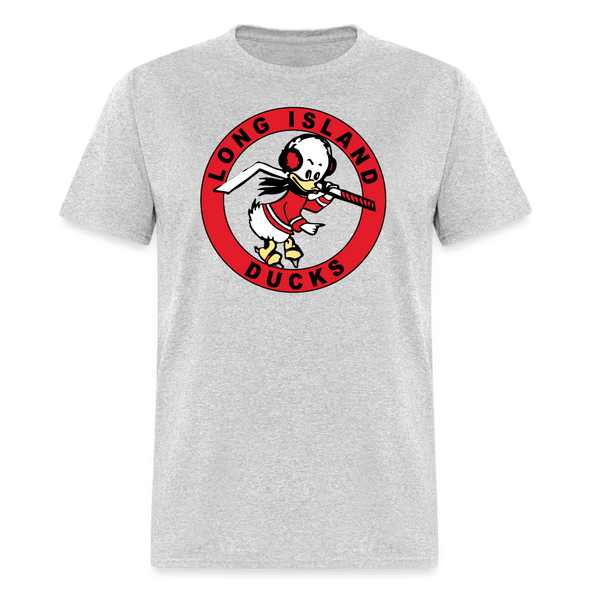 Long Island Ducks 1960s T-Shirt - heather gray