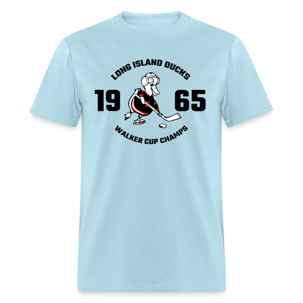 Long Island Ducks 1965 Walker Cup Champions T-Shirt (EHL) - powder blue