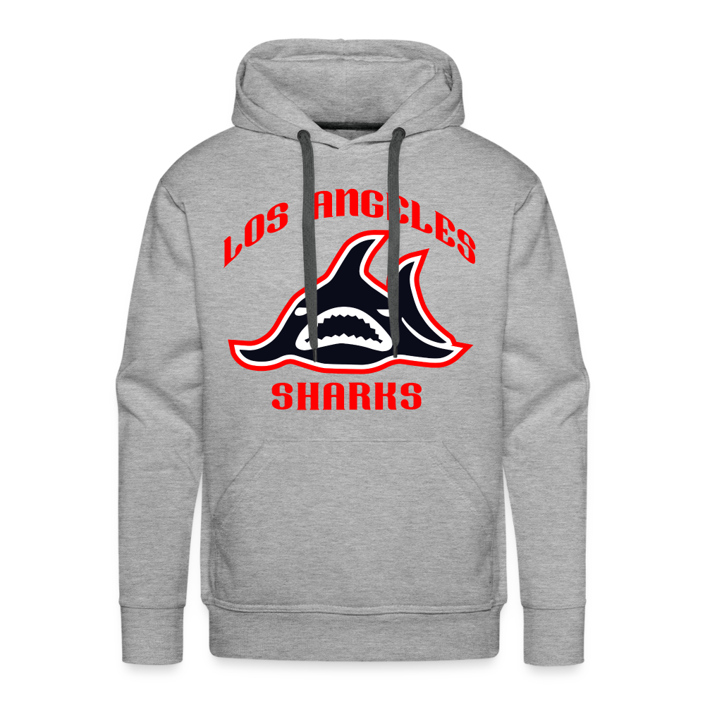 Los Angeles Sharks Hoodie (Premium) - heather grey