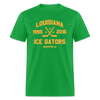 Louisiana Ice Gators T-Shirt - bright green