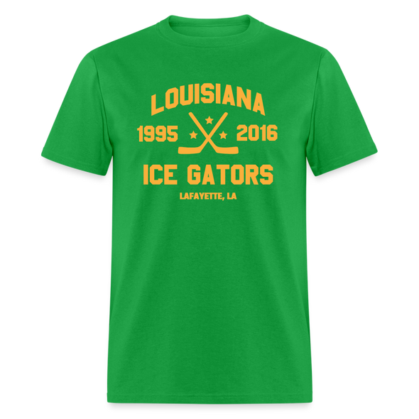 Louisiana Ice Gators T-Shirt - bright green