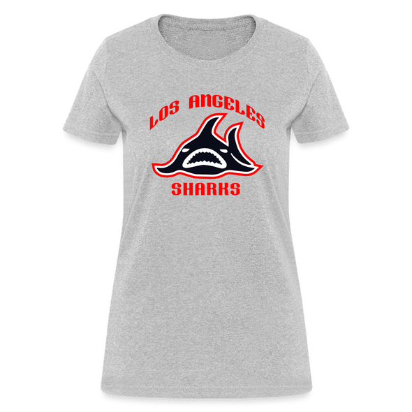 Los Angeles Sharks Women's T-Shirt - heather gray