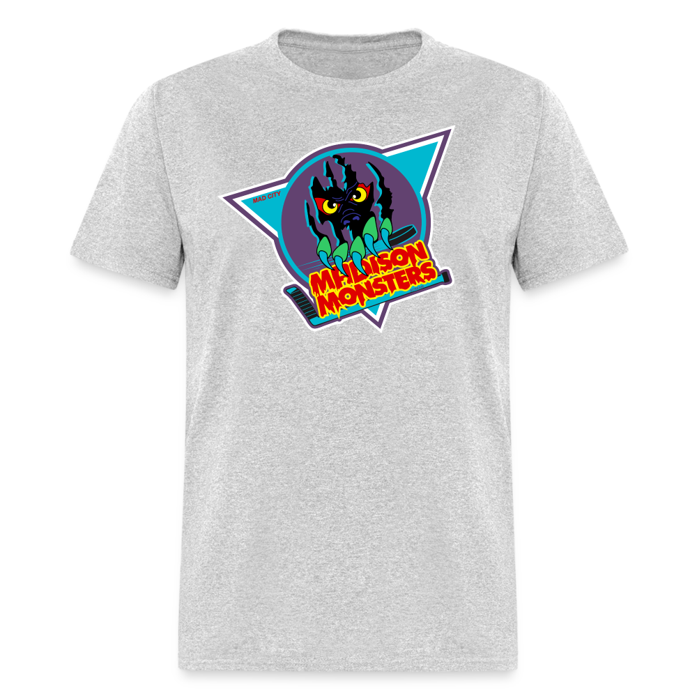 Madison Monsters T-Shirt - heather gray