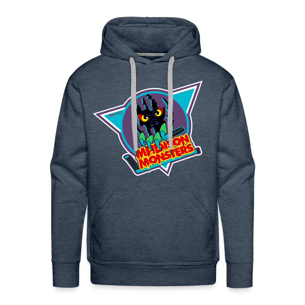 Madison Monsters Hoodie (Premium) - heather denim