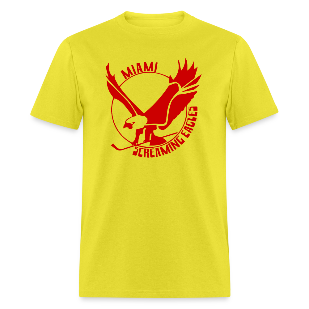 Miami Screaming Eagles T-Shirt - yellow