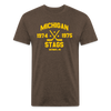 Michigan Stags Dated T-Shirt (Premium) - heather espresso