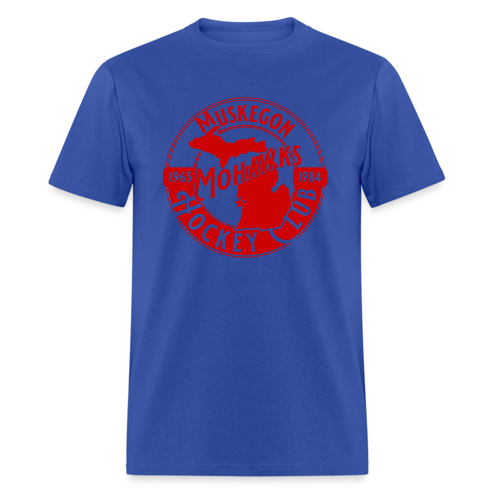 Muskegon Mohawks T-Shirt - royal blue