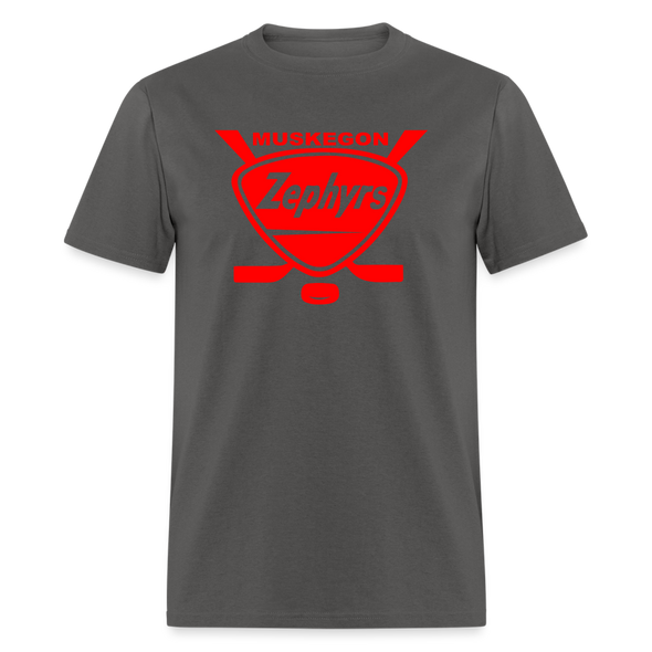 Muskegon Zephyrs T-Shirt - charcoal