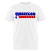 Muskegon Mohawks Text T-Shirt - white