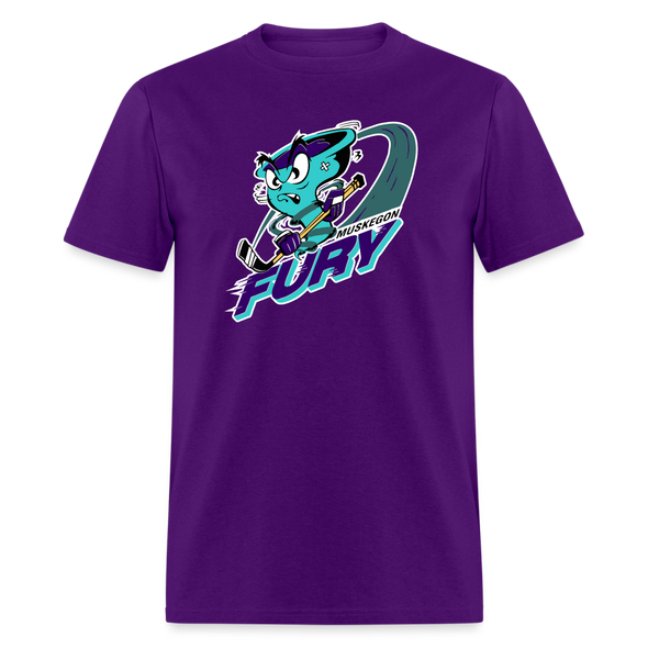 Muskegon Fury T-Shirt - purple