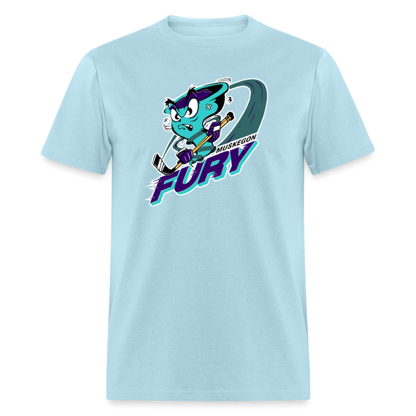 Muskegon Fury T-Shirt - powder blue