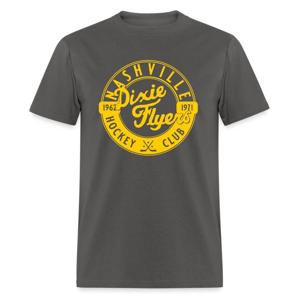 Nashville Dixie Flyers Circular Dated T-Shirt - charcoal