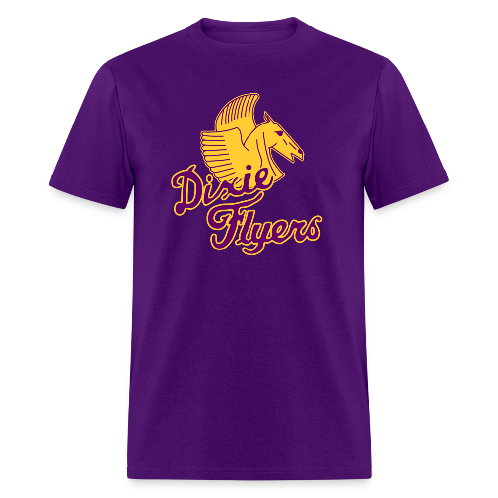 Purple flyers outlet shirt