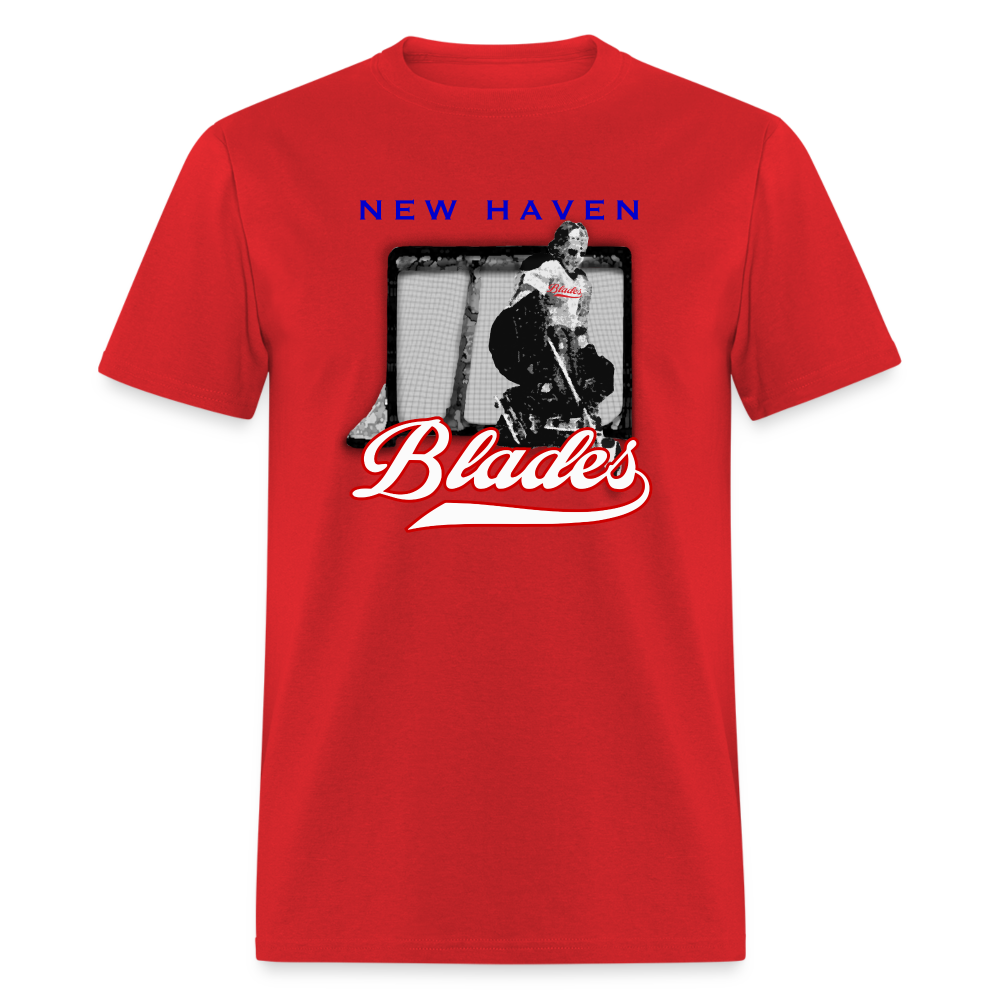 New Haven Blades Goalie T-Shirt - red