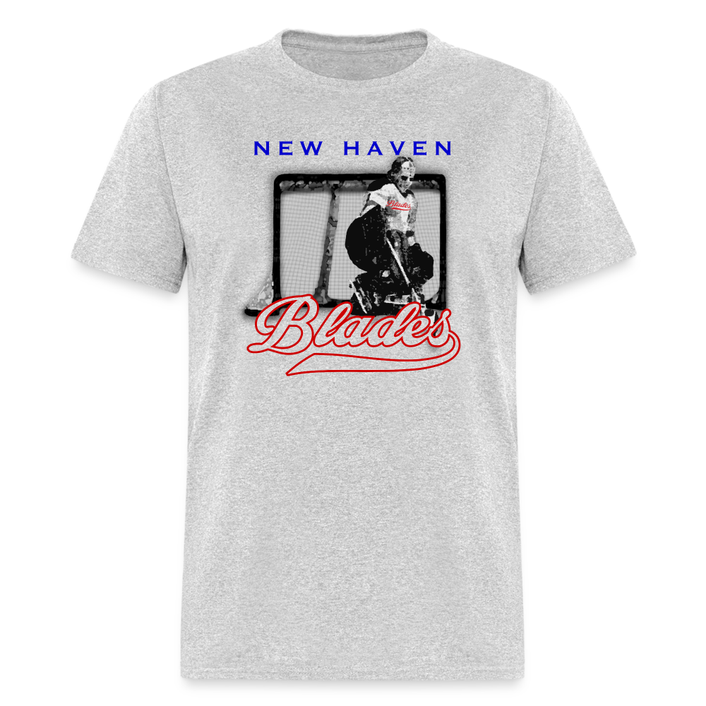 New Haven Blades Goalie T-Shirt - heather gray