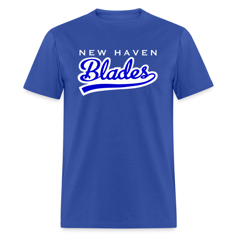 New Haven Blades Red T-Shirt - royal blue