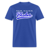 New Haven Blades Red T-Shirt - royal blue