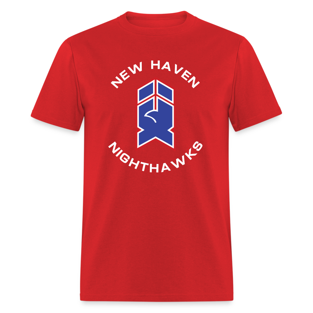 New Haven Nighthawks 1980s T-Shirt - red