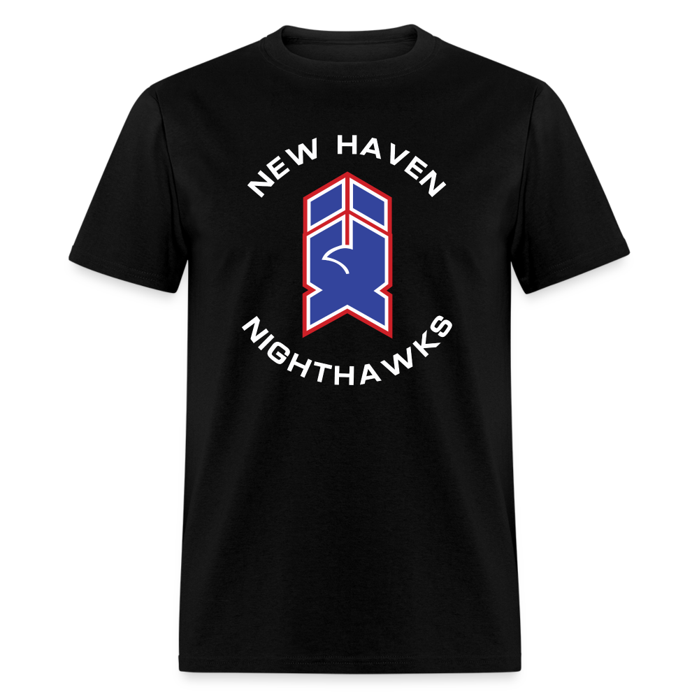 New Haven Nighthawks 1980s T-Shirt - black