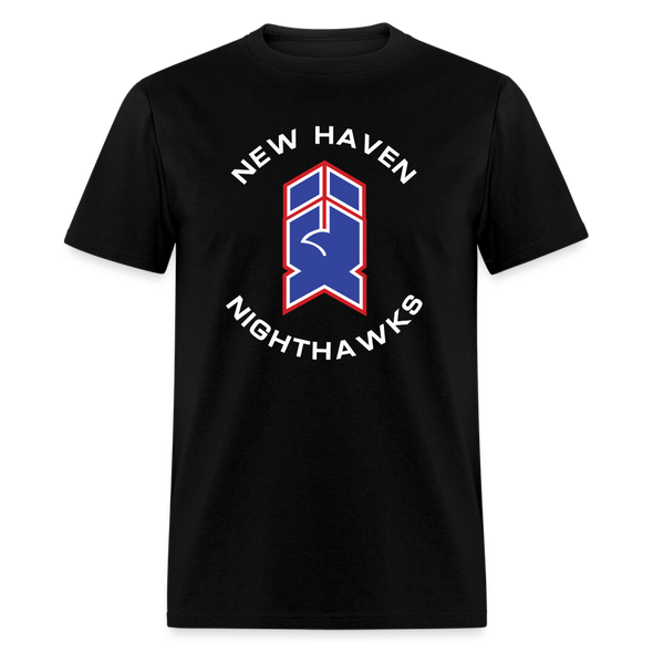 New Haven Nighthawks 1980s T-Shirt - black