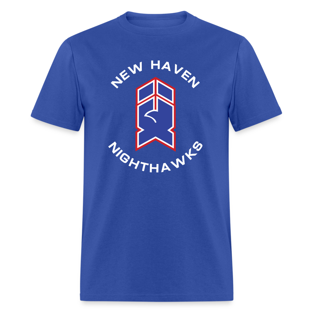 New Haven Nighthawks 1980s T-Shirt - royal blue