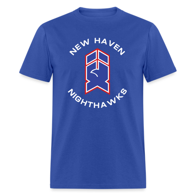 New Haven Nighthawks 1980s T-Shirt - royal blue