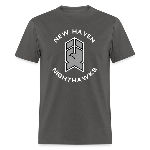 New Haven Nighthawks 1990s T-Shirt - charcoal