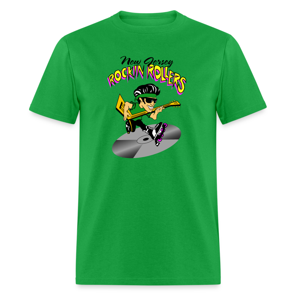 New Jersey Rockin Rollers T-Shirt - bright green