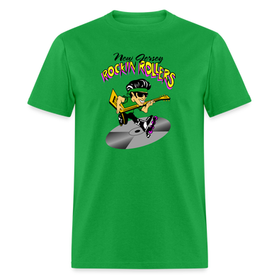 New Jersey Rockin Rollers T-Shirt - bright green