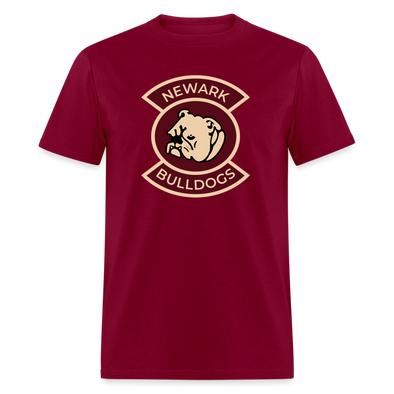 Newark Bulldogs T-Shirt - burgundy