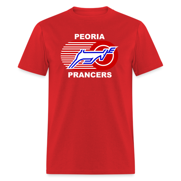 Peoria Prancers T-Shirt - red