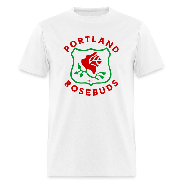 Portland Rosebuds Logo T-Shirt - white