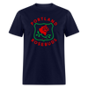 Portland Rosebuds Logo T-Shirt - navy
