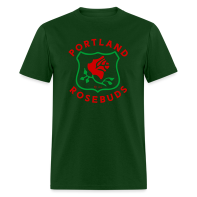 Portland Rosebuds Logo T-Shirt - forest green
