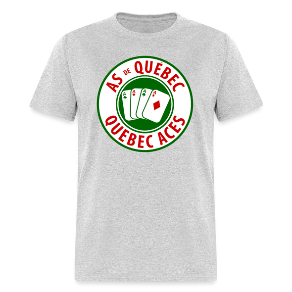 Quebec Aces T-Shirt - heather gray